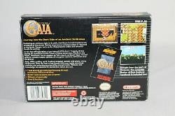 Illusion of Gaia SNES Super Nintendo Complete CIB Good Condition with Map! Rare