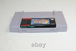 Illusion of Gaia SNES Super Nintendo Complete CIB Good Condition with Map! Rare