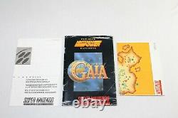 Illusion of Gaia SNES Super Nintendo Complete CIB Good Condition with Map! Rare