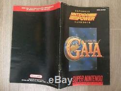 Illusion of Gaia Super NES Nintendo SNES USA in Box USA NTSC Tested