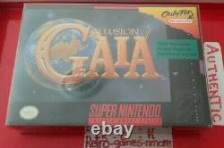 Illusion of Gaia Super Nintendo AUTHENTIC SNES Actual pic LOOK/READ WELL Fast sh