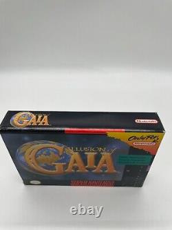 Illusion of Gaia Super Nintendo SNES Video Game Complete in Box