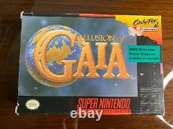 Illusion of Gaia for Super Nintendo Authentic Complete CIB Quintet SNES RPG