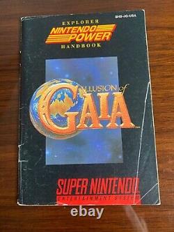 Illusion of Gaia for Super Nintendo Authentic Complete CIB Quintet SNES RPG