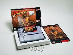 Indiana Jones' Greatest Adventures (Super Nintendo SNES 1994) COMPLETE / CIB