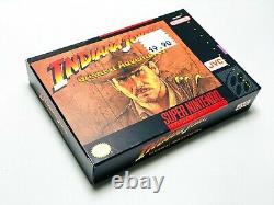 Indiana Jones' Greatest Adventures (Super Nintendo SNES 1994) COMPLETE / CIB