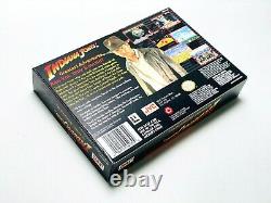 Indiana Jones' Greatest Adventures (Super Nintendo SNES 1994) COMPLETE / CIB