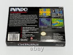 Inindo The Way of the Ninja (SNES) Super Nintendo w Complete CIB With Poster