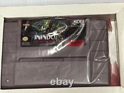 Inindo The Way of the Ninja (SNES) Super Nintendo w Complete CIB With Poster