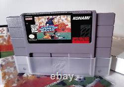 International Superstar Soccer Deluxe Super Nintendo SNES RARE 1995 COMPLETE