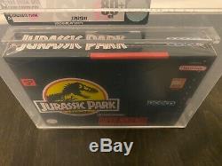 JURASSIC PARK Super Nintendo SNES VIDEO GAME NEW IN BOX SEALED VGA GRADED 80+