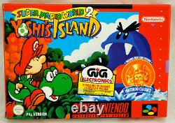 Jeu SUPER MARIO WORLD 2 YOSHI'S ISLAND sur Super Nintendo SNES Neuf PAL NEW