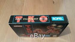 Jeu Super Nintendo SNES TKO Super Championship Boxing complet FRG