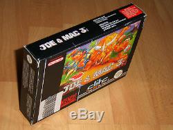 Joe & Mac 3 EUR SNES Super NES Nintendo PAL CIB OVP VGC RAR