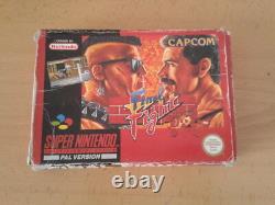 Juego Super Nintendo Snes Final Fight Erbe Con Caja Boxed Pal España Raro! R68