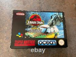 Jurassic Park Part 2 The Chaos Continues Super Nintendo SNES PAL Video Game