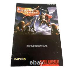 KNIGHTS OF THE ROUND SNES SUPER NINTENDO SNES NTSC with MANUAL AUTHENTIC