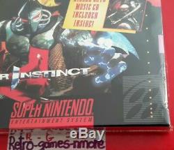 Killer Instinct AUTHENTIC Super Nintendo Sealed, ORIGINAL SNES, Fast Intl ship