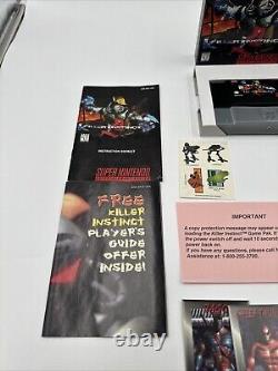 Killer Instinct SNES Super Nintendo Complete CIB Authentic Good no cd