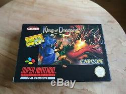 King Of Dragons Super Nintendo SNES PAL CIB ultra rare