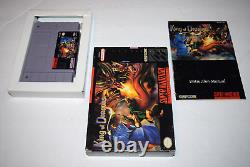 King of Dragons Super Nintendo SNES Video Game Complete in Box