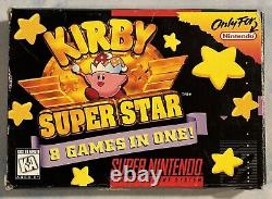 Kirby Super Star (Super Nintendo Entertainment System, 1996) SNES Authentic