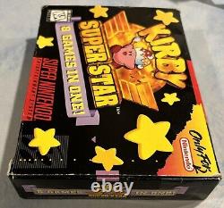 Kirby Super Star (Super Nintendo Entertainment System, 1996) SNES Authentic