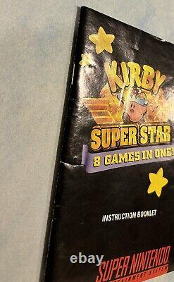 Kirby Super Star (Super Nintendo Entertainment System, 1996) SNES Authentic