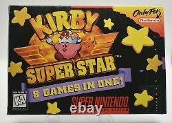 Kirby Superstar Super Nintendo SNES Complete CIB & Authentic Excellent Condition