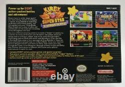 Kirby Superstar Super Nintendo SNES Complete CIB & Authentic Excellent Condition