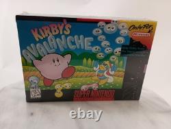 Kirby's Avalanche Super Nintendo SNES Brand New 1995 Factory SEALED