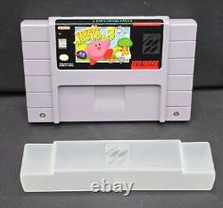 Kirby's Dream Land 3 (Nintendo SNES) Tested Working Authentic Dust Cover