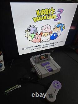 Kirby's Dream Land 3 (Nintendo SNES) Tested Working Authentic Dust Cover