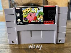 Kirby's Dream Land 3 (SNES) Super Nintendo Authentic Rare CIB Complete Tested