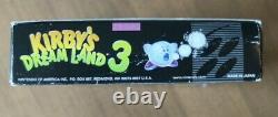 Kirby's Dream Land 3 Super Nintendo Entertainment System (SNES) Box&Manual only