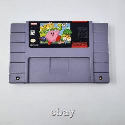 Kirby's Dream Land 3 (Super Nintendo SNES) OEM Battery Saves Authentic TESTED