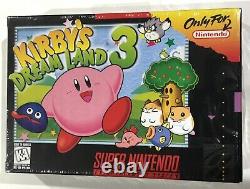 Kirby's Dreamland 3 Super Nintendo SNES CIB 100% Complete Near Mint