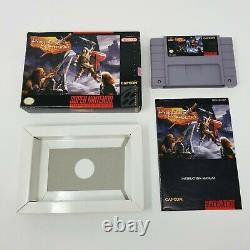 Knights Of The Round Snes Super Nintendo Complete In Box