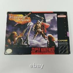 Knights Of The Round Snes Super Nintendo Complete In Box