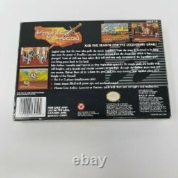 Knights Of The Round Snes Super Nintendo Complete In Box