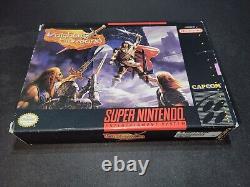 Knights of the Round Authentic Super Nintendo SNES EXMT cond COMPLETE n box