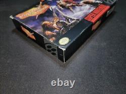 Knights of the Round Authentic Super Nintendo SNES EXMT cond COMPLETE n box