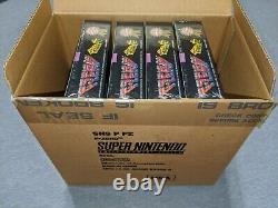 LOT F-zero Brand NEW Sealed Complete Super Nintendo SNES Nr-Mint! WATA VGA