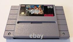 LOT Uncharted Waters New Horizons Super Nintendo SNES Authentic Cartridges Only