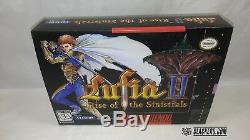 LUFIA II 2 Rise of Sinistrals (Super Nintendo) Box Only SNES Rare RPG AUTHENTIC