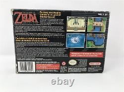 Legend Of Zelda Link To The Past Super Nintendo SNES FRENCH CAD COMPLETE CIB