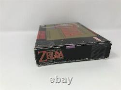 Legend Of Zelda Link To The Past Super Nintendo SNES FRENCH CAD COMPLETE CIB