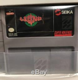 Legend Seika (Super Nintendo SNES) CIB 100% Complete Near Mint Rare Condition