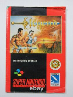 Legend Super Nintendo (snes) Pal-ukv (complete Good Condition)