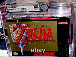 Legend of Zelda A Link To The Past VGA 85 Factory Sealed Super Nintendo SNES